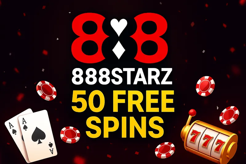 888Starz 50 Free Spins bez depozytu i bonus powitalny aż do 1500€